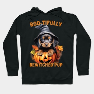 Boo-tifully Bewitched Puppy Dog Halloween Hoodie